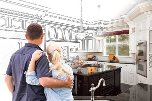 Professional Kitchen Remodeling technician working in Mount Holly, NJ